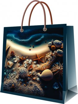 Punga cadou medie 23.5x24x10 cm ( L x H x l ) 