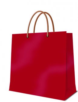 Punga cadou patrata 23.5x24x10 cm ( L x H x l ) 